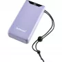 Powerbank USB 20000MAH QC3.0/Roxo F20000 7332053 Intenso