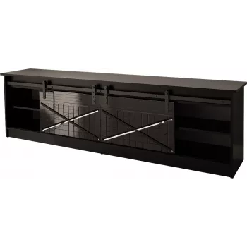 Móvel RTV GRANERO 200x56.7x35 preto/preto brilhante