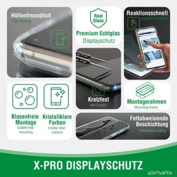 Película de proteção de ecrã 4smarts 496196 transparente para Apple