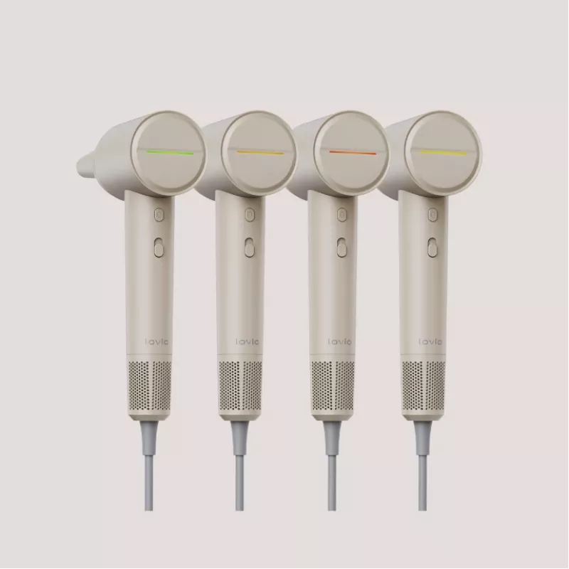 Secador de cabelo Lovio LVHD001BE com ionização AirFlow