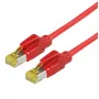 Cabo de rede Ethernet Secomp 21.05.9521 vermelho