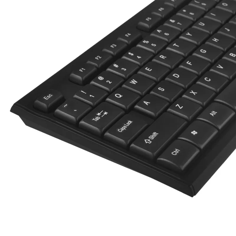 Conjunto de teclado e rato sem fios NanoRS com design ergonómico – RS580 para uma utilização fluida e eficiente