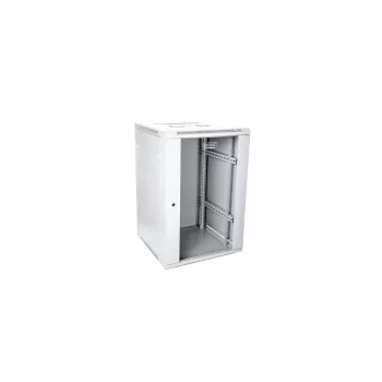 Armário rack Digitus DN-W19 15U/600 montagem na parede cinzento-claro
