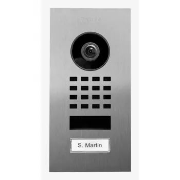 Intercomunicador de vídeo DoorBird D1101V aço inoxidável 1080p IR