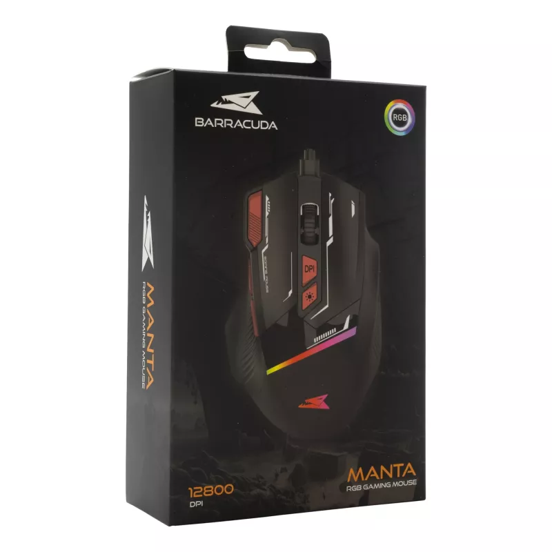 Rato Baracuda BGM-041 MANTA preto USB