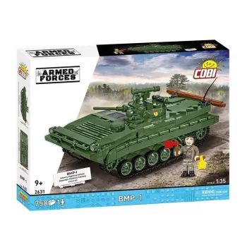 Conjunto de construção Cobi Blocks BMP-1 758 peças – modelo à escala em blocos