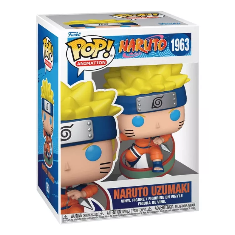 Funko POP Naruto Uzumaki com pergaminho, figura de coleção, Anime & Manga