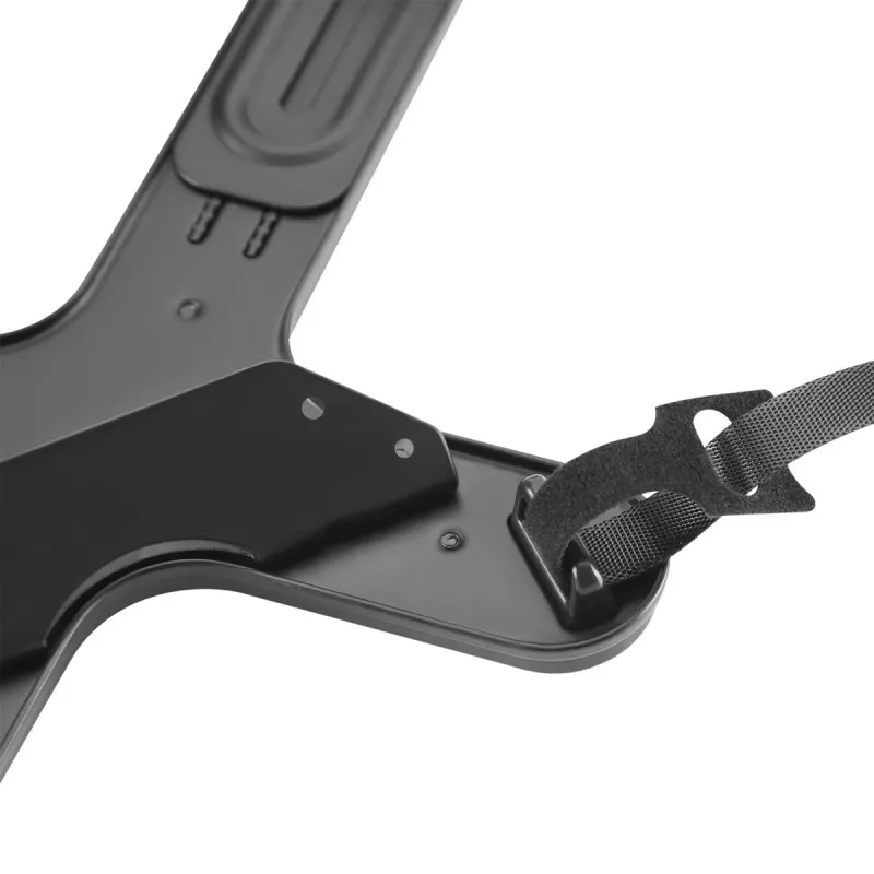 Suporte de secretária para portátil MACLEAN MC-836 — altura ajustável, design ergonómico, preto, para utilização horizontal do portátil (58,5×236×320 mm)
