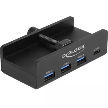 DeLOCK 64284 Hub USB Type-A 5000 Mbit/s Preto