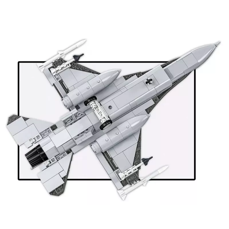 Conjunto de construção Cobi F-16D Fighting Falcon, 436 peças, escala não indicada