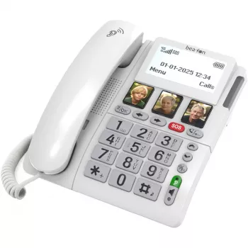 Bea-fon ML10 LTE (Telefone fixo 4G) Branco incl. pulseira SOS