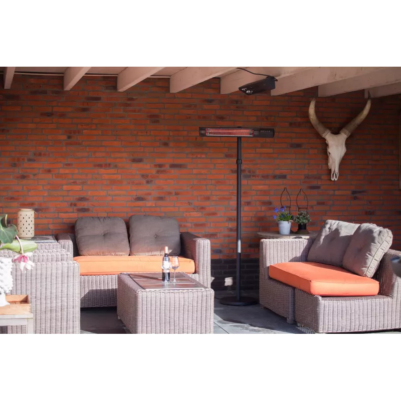 SUNRED | Aquecedor | RD-DARK-25S, Dark Standing | Infravermelhos | 2500 W | Preto | IP55