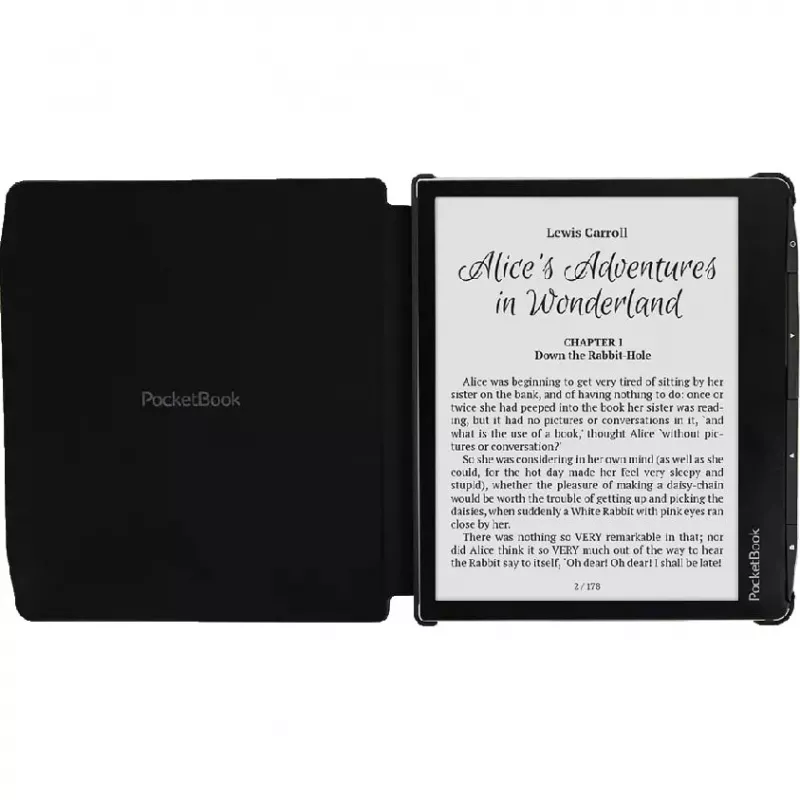Capa PocketBook HN-SL-PU-700-BK-WW capa de proteção para leitor de e-books 7 polegadas preta