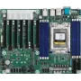 Placa-mãe de servidor ASRock ROMED8-2T/BCM, AMD EPYC 7003, socket SP3, ATX, 8× DDR4 DIMM, 3× RJ-45, 10× SATA III, 7× PCIe x16 Gen4