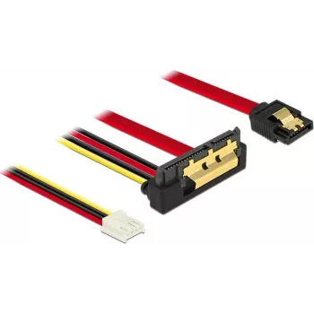 Cabo SATA DeLOCK 85235 0,3 m SATA 7 pinos + Molex 4 pinos