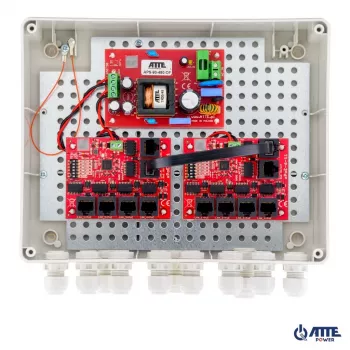 Switch PoE para exterior ATTE IP-9-11-L2 10 portas — modelo 16806, Power over Ethernet para exterior