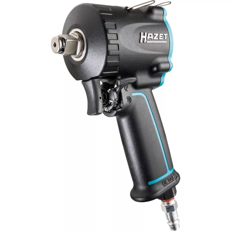 Chave de impacto HAZET 9012M-1 1/2 polegadas 8800 rpm Preto, Azul