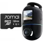 Dash Cam 70mai Omni X800 4K com cartão SD 70mai de 128 GB, preto