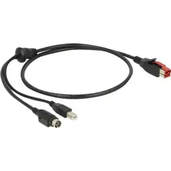 Cabo USB DeLOCK 85487 USB 2.0 1 m USB B preto
