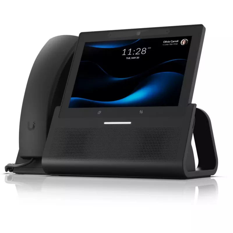 Telefone IP Ubiquiti UTP-G3-Touch-Enterprise preto ecrã de 7 polegadas câmara 5MP