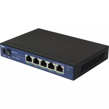 Switch de rede ALLNET ALL-SG8005P-2.5G, 5 portas, suporte PoE, capacidade uplink 2.5G