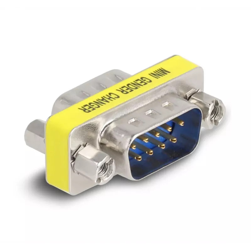 Adaptador D-Sub 9 pinos macho para macho DeLOCK 66464