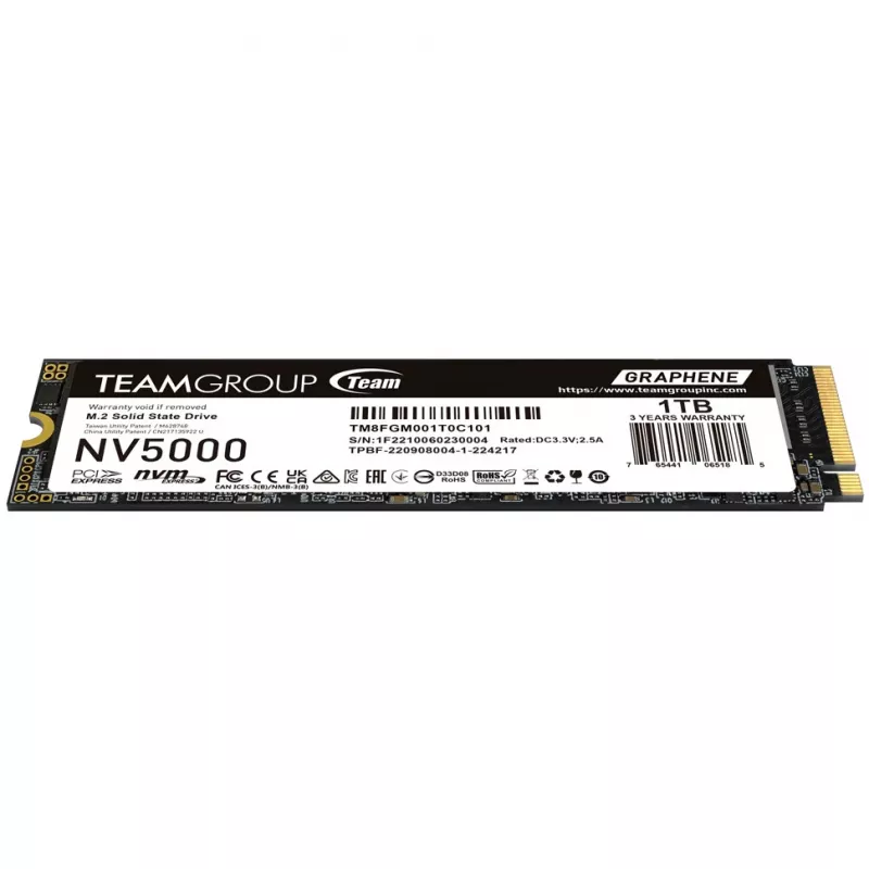 Disco SSD Team Group 1TB M.2 NVMe PCIe 4.0 TM8FGM001T0C101