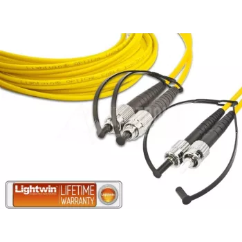 Lightwin cabo de patch de fibra ótica duplex de alta qualidade, SM, FC - ST cabo de patch de fibra ótica (LDP-09 FC-ST 20.0)
