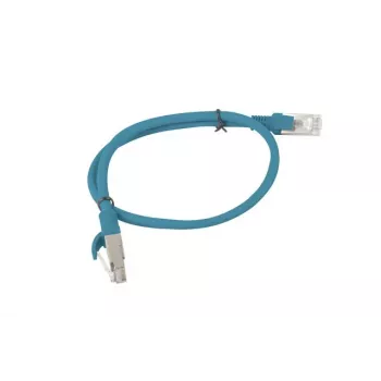 Cabo de rede LANBERG RJ-45 Cat5e PCU5-10CC-0050-B, 0,5 m, U/UTP, CCA, azul