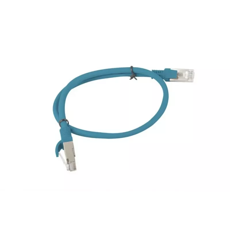 Lanberg PCU5-10CC-0050-B cabo de rede RJ45 Cat5e U/UTP, 0,5 m, azul