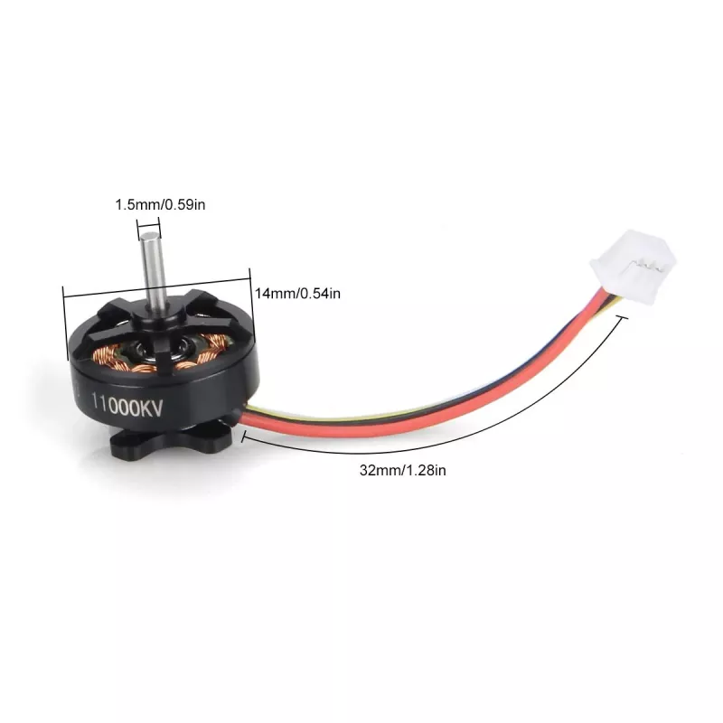 BetaFPV Motor brushless 1103 para drone 11000KV_2S, 1 unid.