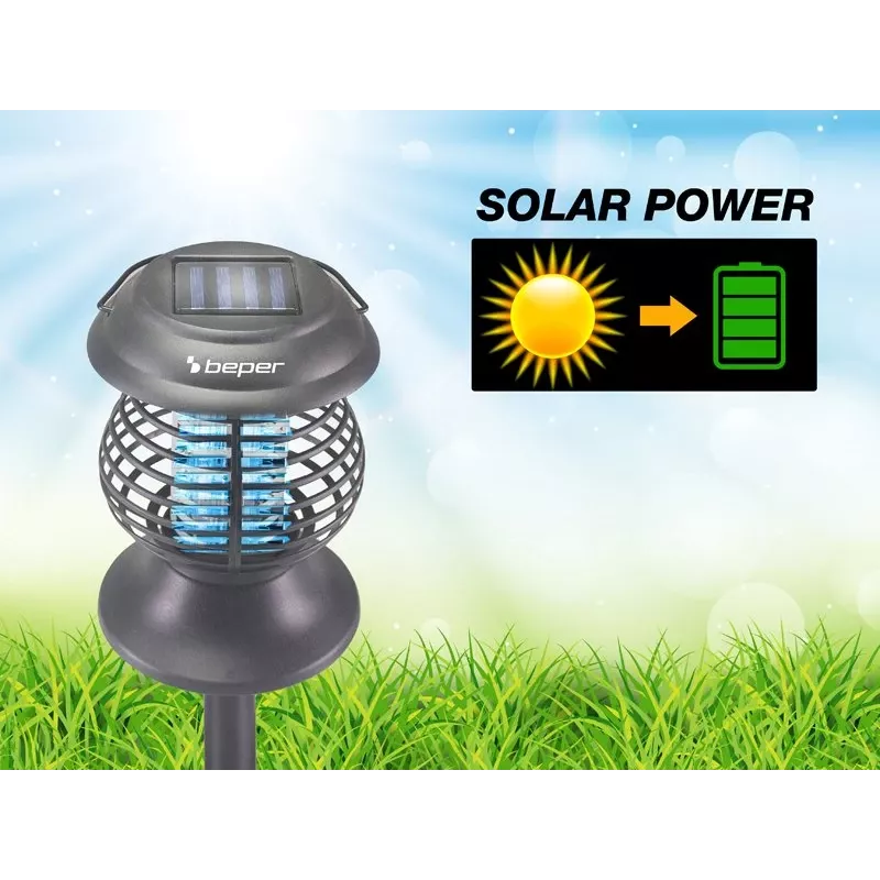 Beper P206ZAN111 lanterna solar mata-insetos, lâmpada UV-A