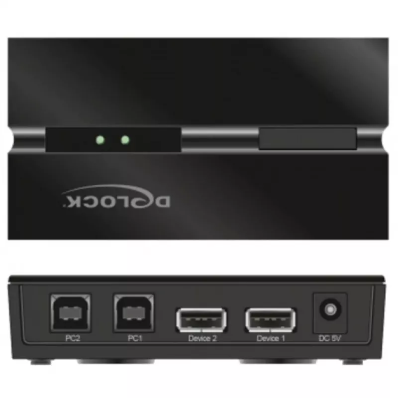 DeLOCK 11492 Comutador de dados de computador USB Type-A para USB Type-B 0,48 Gbit/s