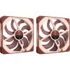 Conjunto de ventoinha dupla Noctua NF-A14x25 G2 PWM Sx2 PP 140mm