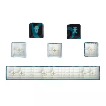 Conjunto de teclas Traitors Taotie — PBT, impressão por sublimação de cor em 5 lados, teclas compatíveis com teclados mecânicos
