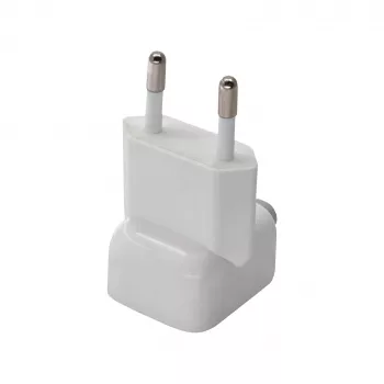 Akyga AK-AD-60 ficha de substituição UE CEE 7/16 para IEC C7, branco