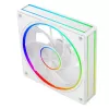 Ventoinha para caixa MODECOM VOLCANO LOOP 120 ARGB Reverse Fan branca 120 mm, PWM, 400–1400 RPM
