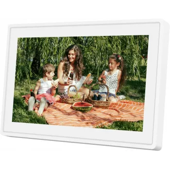 Moldura digital SENCOR SDF1092W 10,1 polegadas ecrã tátil IPS, 1280×800, Wi-Fi, 4,6 GB internos, MicroSD, app Frameo