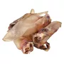 Guloseimas para cães PETITTO orelha de vaca com cartilagem — pack de 10, snacks mastigáveis de um só ingrediente