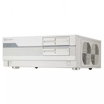 Caixa de computador Silverstone SST-FLP01W HTPC Branco