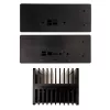 Akasa Turing ABX UCFF Caixa sem ventoinha para Mini PC AMD (Gigabyte BRIX 4000U), alumínio, preto