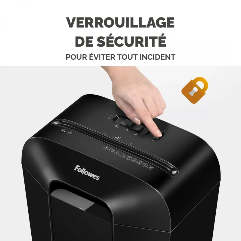Powershred | LX25 | preto | 11,5 L | destruição de cartões de crédito | dB | processamento de papel Standard/saída 6 folhas por passagem | destruidora de partículas | garantia 24 meses