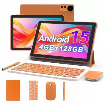 EXTRALINK TABLET CP31 WiFi ANDROID 15.0, 10.1”, 128GB, Câmara 2MP+8MP LARANJA