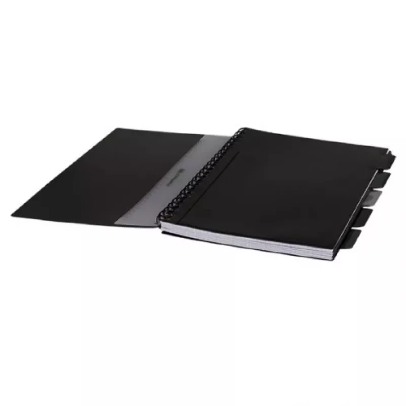 Bloco de espiral A5 Coolpack preto