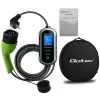 Carregador de veículo elétrico QOLTEC carregador de automóvel EV com Type2 ajustável 2in1 3,5 kW – carregador AC compacto, Type 2, 3,5 kW