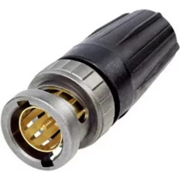 Neutrik NBNC75BDD6X conector de fio BNC alumínio - preto (NBNC75BDD6X)