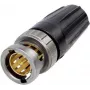 Neutrik NBNC75BDD6X conector de fio BNC alumínio - preto (NBNC75BDD6X)