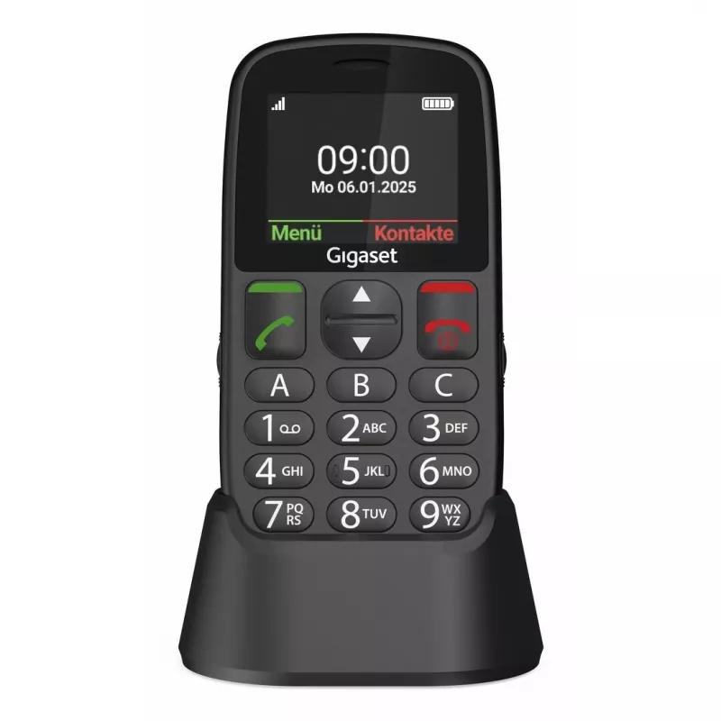 Gigaset GL395 telemóvel, preto