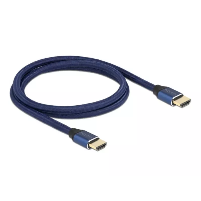 Cabo HDMI DeLOCK Ultra High Speed 48 Gbps 8K 60 Hz azul 1 m