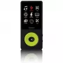 Leitor de MP3 Lenco Xemio-860GN 8 GB Preto/Verde-limão LCD 18h de reprodução